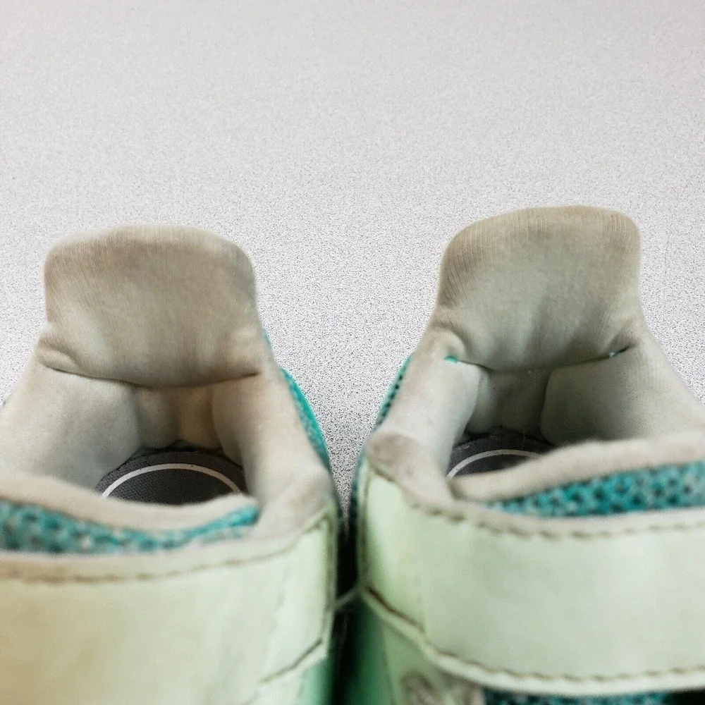 Adidas Kids Rapidarun El CQ0141 Ivory Teal Low Top Comfort Running‎ Shoes Size 6